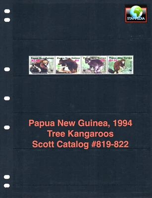 Valor Scott de $7,85 - 1994 PAPÚA NUEVA GUINEA Árbol Canguros Pacífico CV MNH NH UMM Foto 1 de 4
