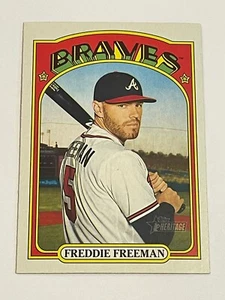 2021 Topps Heritage Baseball #39 - Freddie Freeman - Atlanta Braves - Picture 1 of 2