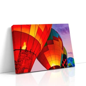 Hot Air Balloon Morning Glow Art, Albuquerque Balloon Festival Decor, New Mexico - Picture 1 of 14