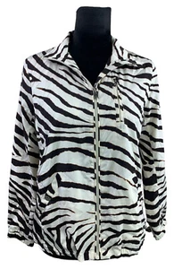 Ralph Lauren Active Full Zip Zebra Print Casual Wind Jacket Size S rt$169 - Picture 1 of 10