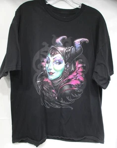TeeFury Maleficent Black XL Men's T-Shirt Used - Picture 1 of 4