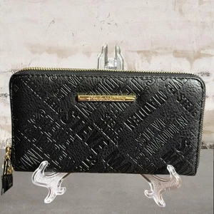 Steve Madden NWT Black Zip Around Logo Wallet - Picture 1 of 8