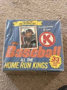 1985 Topps All Time Home Run Kings Circle K Box Vintage New Sealed 24 Packs - Picture 1 of 3