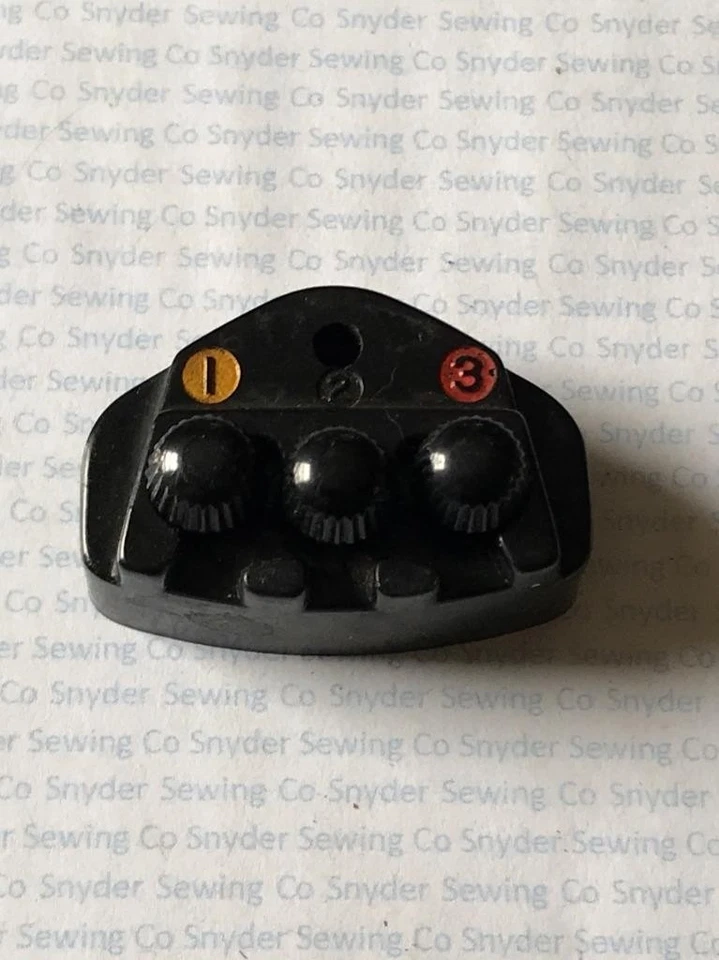 Singer Sewing Machine 3-Pin Bakelite Male Plug End Receptacle 15/66/99/201/221++ - Image 1 of 2