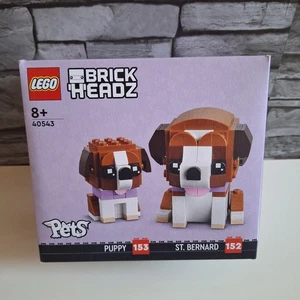 LEGO 40543 LEGO BrickHeadz Bernhardiner und Welpe Hund Neu und versiegelt - Bild 1 von 2