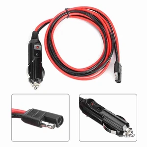 ✦ 12V DC Cigarette Lighter Car Radio Power Cable For GM3188 GM3688 - Zdjęcie 1 z 10