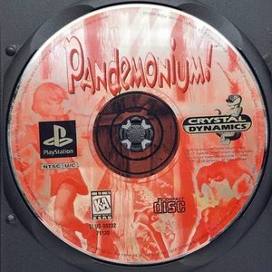 PS1 Pandemonium (Sony PlayStation 1, 1996) Game Only! Polished Disc! VG Cond! - Picture 1 of 2