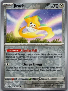 Jirachi 126/182 | Paradox Rift | Holo inverso comune | Carta Pokémon quasi nuova - Foto 1 di 1