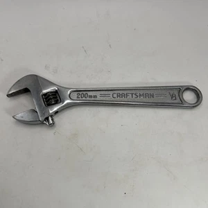 Vintage Craftsman 200 mm 8" Adjustable Wrench 44603 BF Japan *Owners Marks* - Imagen 1 de 11