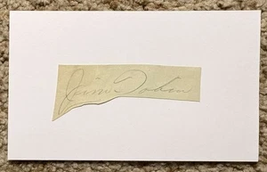 Jim Tobin pencil signed cut - Braves Pirates debut 1937 dec 1969 - light waving - Picture 1 of 1