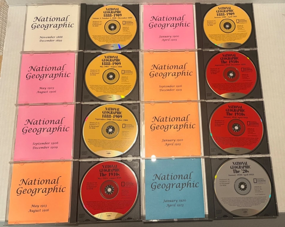 NATIONAL GEOGRAPHIC Interactive Magazine 30 CD-ROM Set 1888-1996 - Image 1 of 4