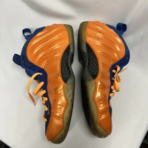 Nike Air Foamposite One Knicks 2014 - Größe 10,5 - 314996-801 orange blau NYC - Bild 1 von 9