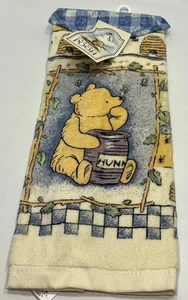 Toalla de cocina colgante Pooh clásica de colección con estampado de tarro de miel Pooh’s nuevas etiquetas de stock antiguo - Imagen 1 de 7
