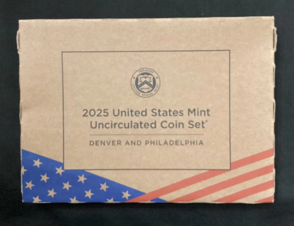 2025 Uncirculated US Mint Set Coin Set Philadelphia & Denver Sealed In Box - Image 1 of 1