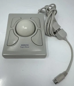 Kensington Expert Mouse Trackball Model #64215 Vintage With Cable & Converter. - Picture 1 of 5