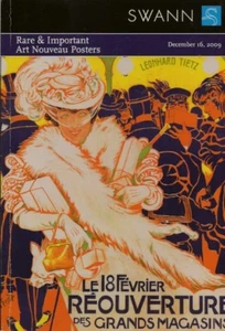 SWANN Art Nouveau Poster Cheret Mucha Steinlen Catalog  - Picture 1 of 1