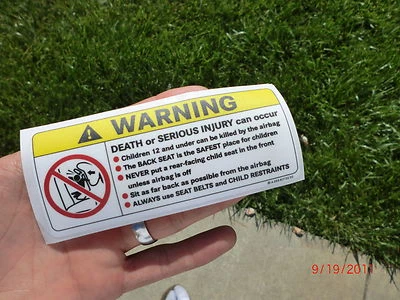 Mercedes-Benz W210 E55 C32 E320 C280 S430 CLK55 S500 S430 C240 SUN VISOR STICKER - Image 1 of 2