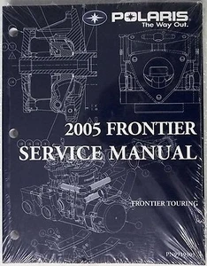 2005 Polaris Frontier Touring Snowmobile Shop Service Repair Manual Book and CD - Picture 1 of 2