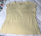 Ruff Hewn Women's Tshirt Pale Yellow Pima Cotton Size Xl