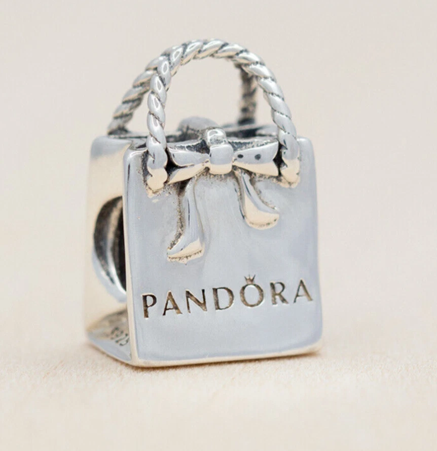 Nuevo Auténtico Bolso de Compras Pandora Plata Esterlina Dije #791184 Foto 1 de 1