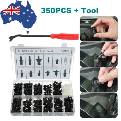 350Pcs Car Truck Van Bus SUV Caravan UTV ATV Clips Fasteners Rivets for Ford FPV - image 1 of 4