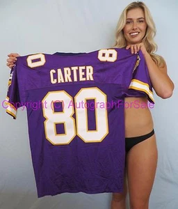 Cris Carter Minnesota Vikings authentic Reebok purple stitched jersey BRAND NEW - Picture 1 of 2