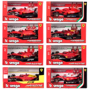 Bburago 1:43 F1 Ferrari SF71H SF90 SF1000 SF21 F1-75 #5 #16 #55 Model Car Toy - Picture 1 of 44