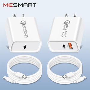 Adaptador Cargador Pared Rápido Para Samsung Galaxy Z Flip 6 5 Puertos Duales 20W PD USB C - Imagen 1 de 29