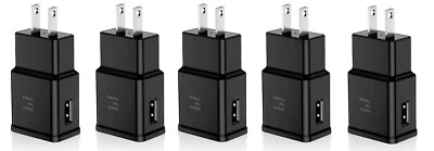 Adaptive Fast Charging Wall Plug Charger For Samsung iPhone Galaxy S20 Note MOTO - Image 1 of 2