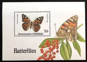 DOMINICA 1994 BUTTERFLIES, INSECTS Sc 1701 MNH - Picture 1 of 1