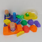 Vtg 1996 Play-Doh Fuzzy BARBER / BEAUTY Shop Lot w/ accessories + Creatures