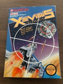 NES Xevious CIB gioco scatola e manuale testato funzionante carrello autentico