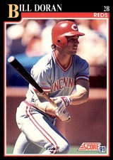 1991 SCORE BILL DORAN CINCINNATI REDS #775