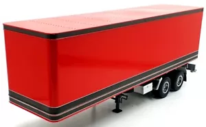 Remolque camión semiautomático rojo escala KK Road Kings escala 1/18 RK180166 - Imagen 1 de 5
