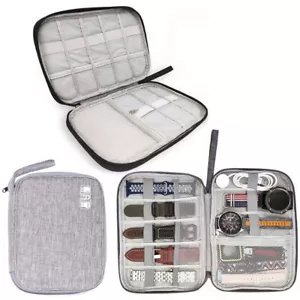 Smart Watch & Strap Storage Travel Bag Box Container Organizer Band Holder New - Picture 1 of 4
