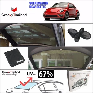 1 PC BAC REAR WINDSCREEN CURTAIN BLIND SUN SHADE FIT VW VOLKSWAGEN BEETLE 2B) - Picture 1 of 8