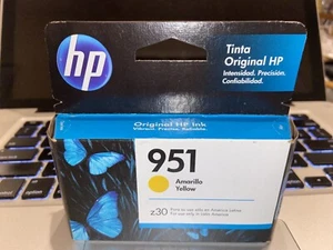 GENUINE HP 951 YELLOW Ink Cartridge CN052AL BRAND NEW SEALED LATIN AMERICA - Picture 1 of 6