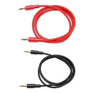 3.5mm Male to Male Sound Aux Cable Professional Nylon Woven 3.5mm - Afbeelding 1 van 18