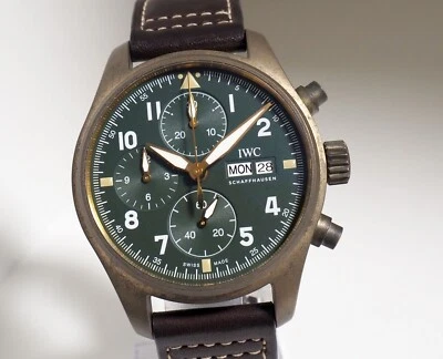 IWC Fliegerchrono Spitfire Bronze Ref. IW 3879 full set,  Box/Pap, UPE* 8.500,-E - Bild 1 von 4