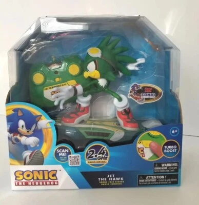 Retired 2012 NKOK Sonic The Hedgehog Free Riders Jet The Hawk 7" Inch R/C NIB - Image 1 of 4