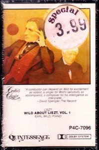EARL WILD Wild About Liszt Volume 1 Sealed Audio Cassette - Bild 1 von 2