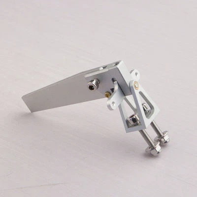 RC#792 CNC Aluminum Catamaran Rudder 33*65mm Electric RC Boat - Image 1 of 4