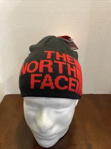 The North Face Youth Anders Reversible Beanie TNF Black Medium NWT - Picture 1 of 6