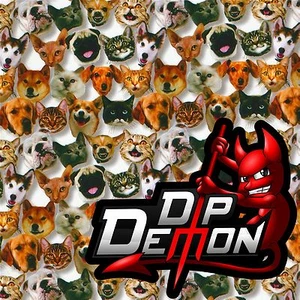 DOG & CATS TWIN PET DIP DEMON HYDROGRAPHIC WATER TRANSFER FILM HYDRO DIP DIPPING - Picture 1 of 5