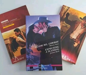 Mills And Boon - Desire Romance Novels 3 X Small Paperback Book PBZ - Picture 1 of 12