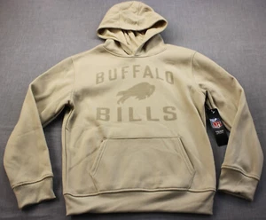 Buffalo Bills NFL Football Team Apparel Boy Beige Sweatshirt Hoody NWT M 14-16 - Picture 1 of 2