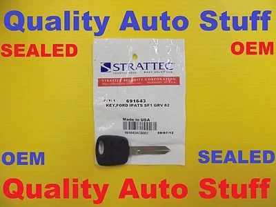 NEW OEM Ford Lincoln Mazda PATS Transponder Chip Key H86 H74 691643 011-R0250  - Image 1 of 4