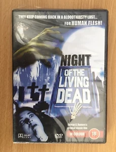 🌟NIGHT OF THE LIVING DEAD🌟DVD FILM🌟BRAND NEW AND SEALED🌟UK🇬🇧SELLER🌟 - Picture 1 of 2