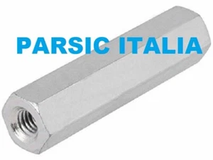 M4x30mm DISTANZIATORE ESAGONALE F/F M4 L= 30mm OTTONE NICHELATO ( = 100 PEZZI) - Bild 1 von 4