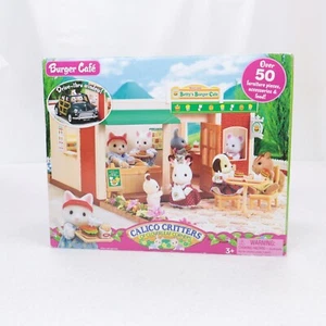 Sylvanian Family Calico Critters Burger Café Juego Completo Inglés Completo - Imagen 1 de 11